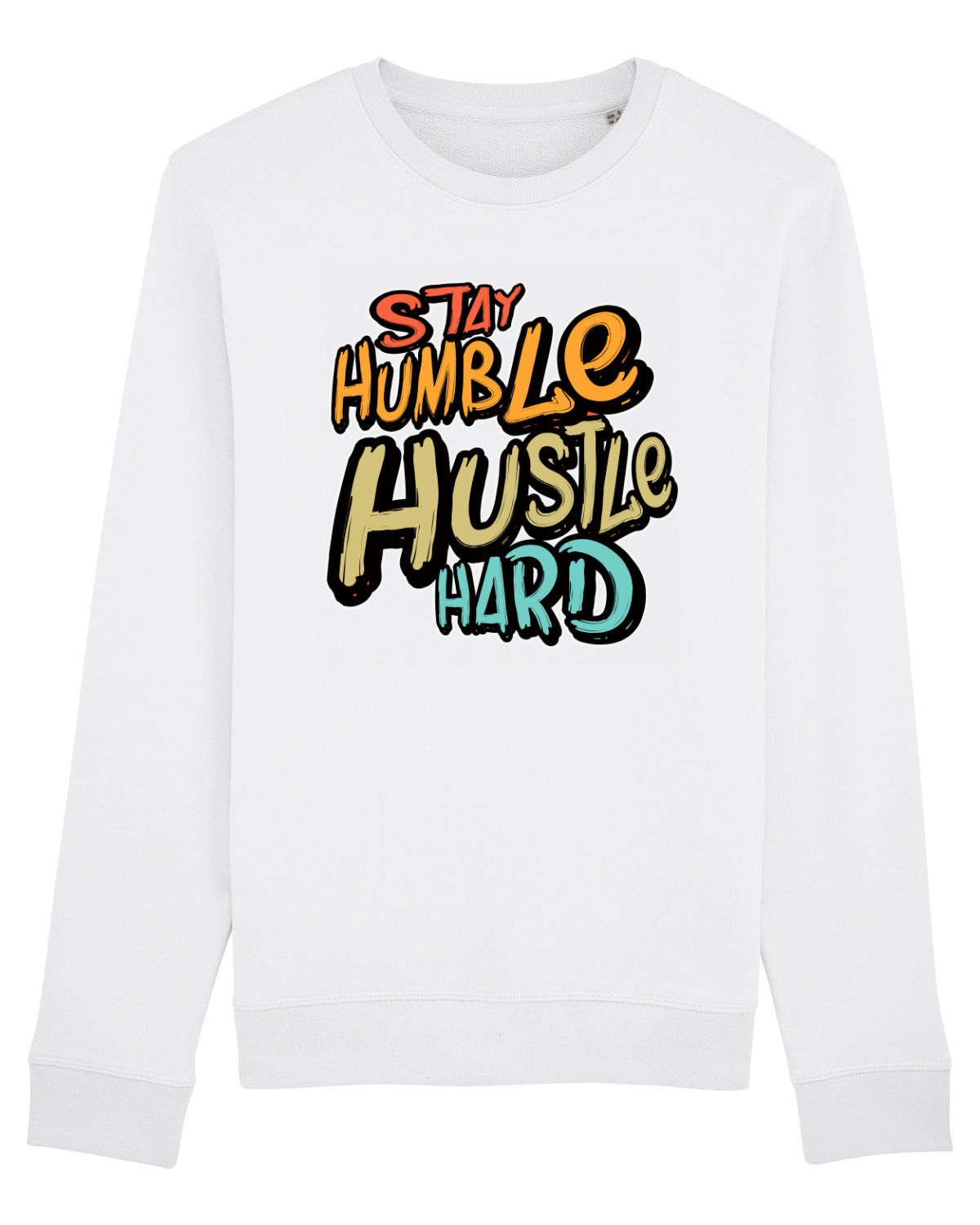 Bluză mânecă lungă Unisex Rise White