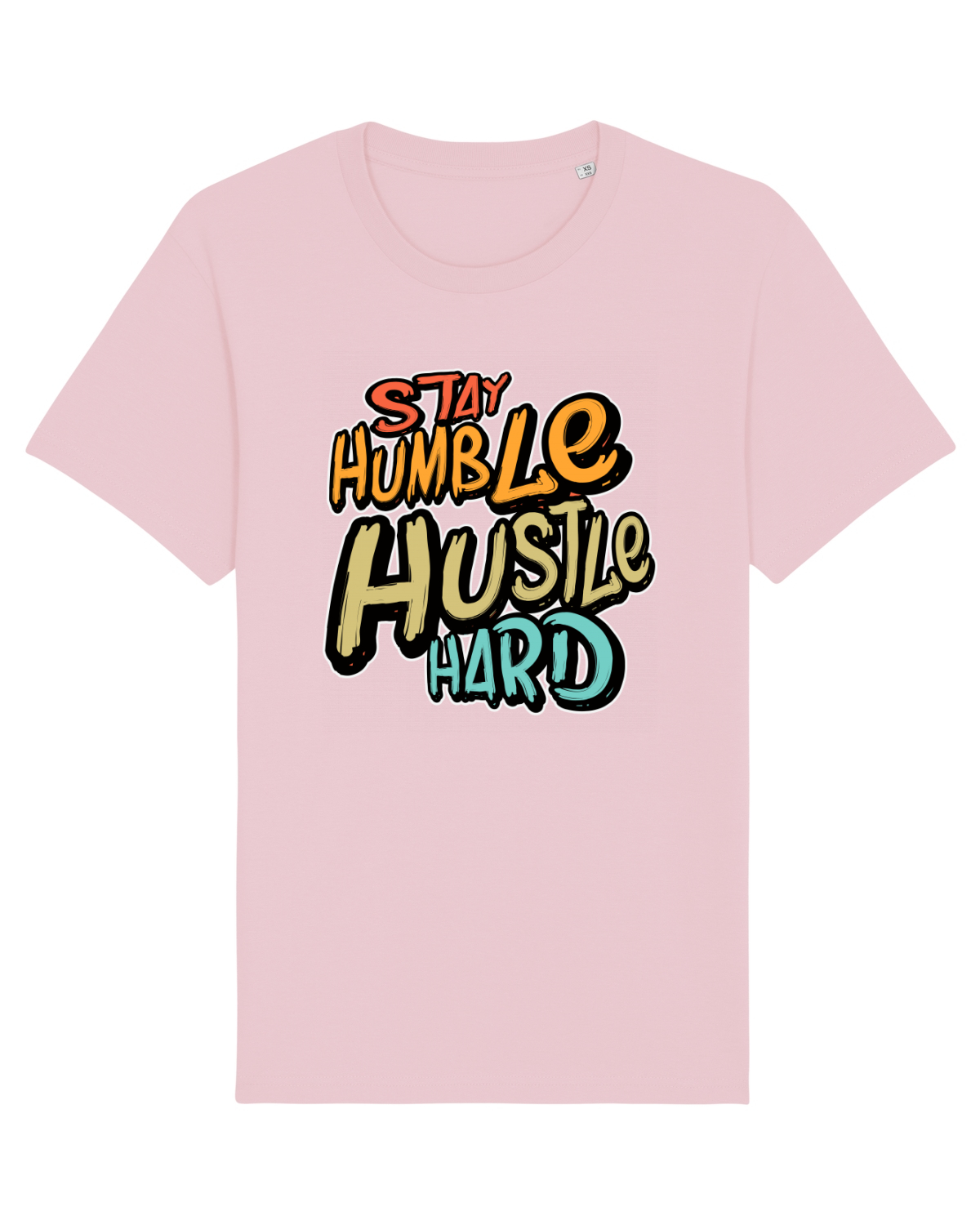 Tricou mânecă scurtă Unisex Rocker Cotton Pink