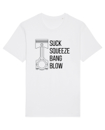 Engine cycle Tricou mânecă scurtă Unisex Rocker