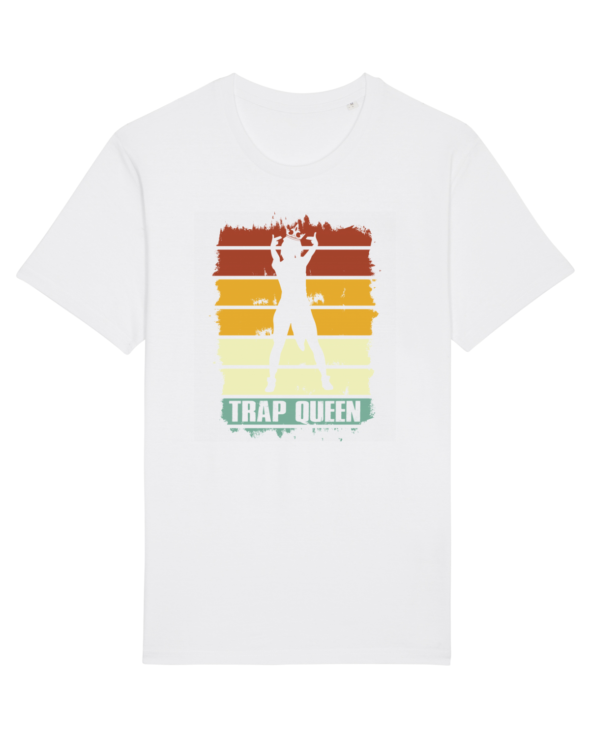 Tricou mânecă scurtă Unisex Rocker White