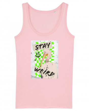 Stay weird pelican Cotton Pink