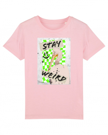 Stay weird pelican Cotton Pink