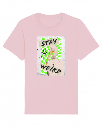 Stay weird pelican Cotton Pink