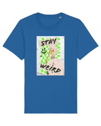 Stay weird pelican Royal Blue