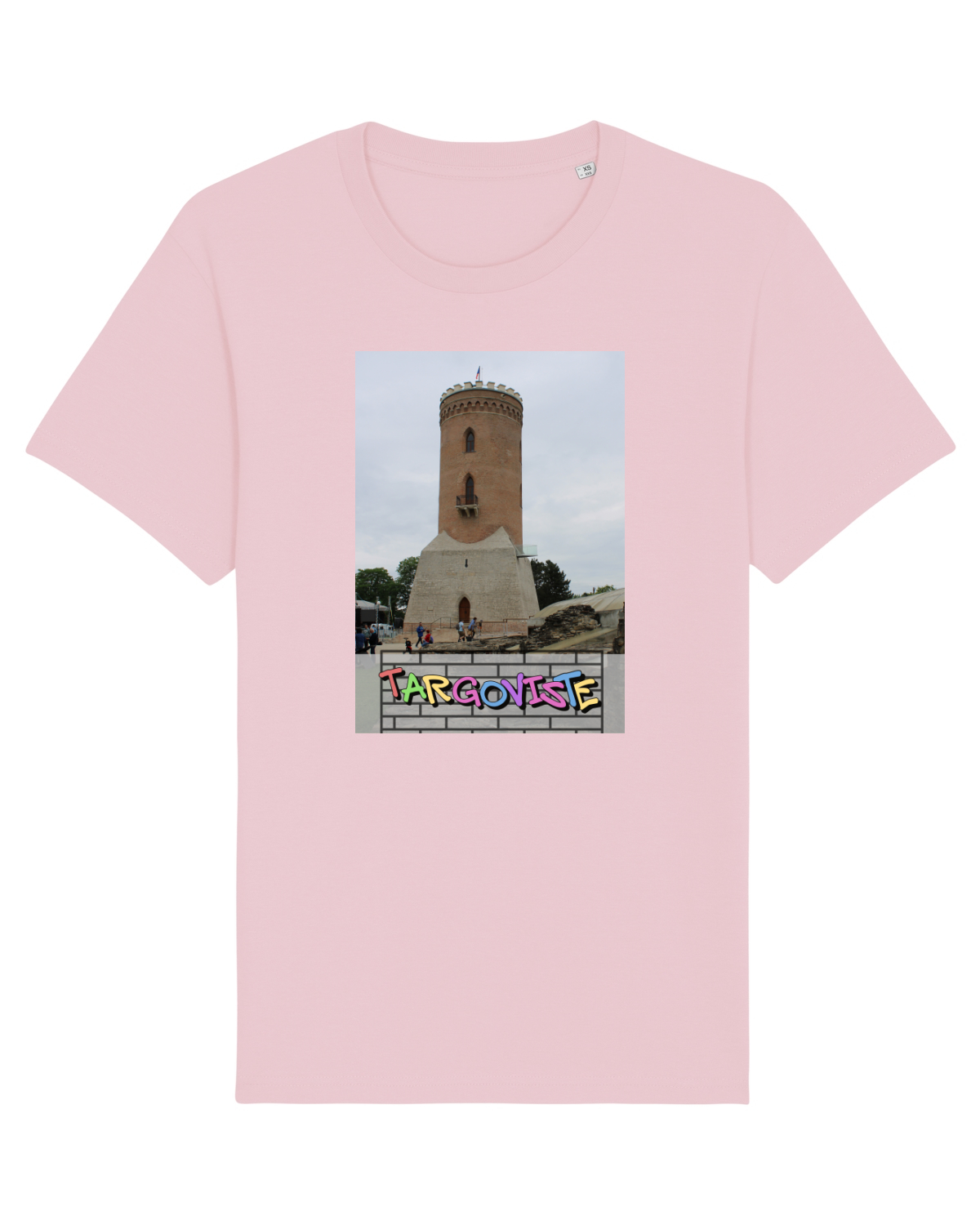 Tricou mânecă scurtă Unisex Rocker Cotton Pink