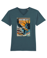 New York City Tricou mânecă scurtă guler V Bărbat Presenter