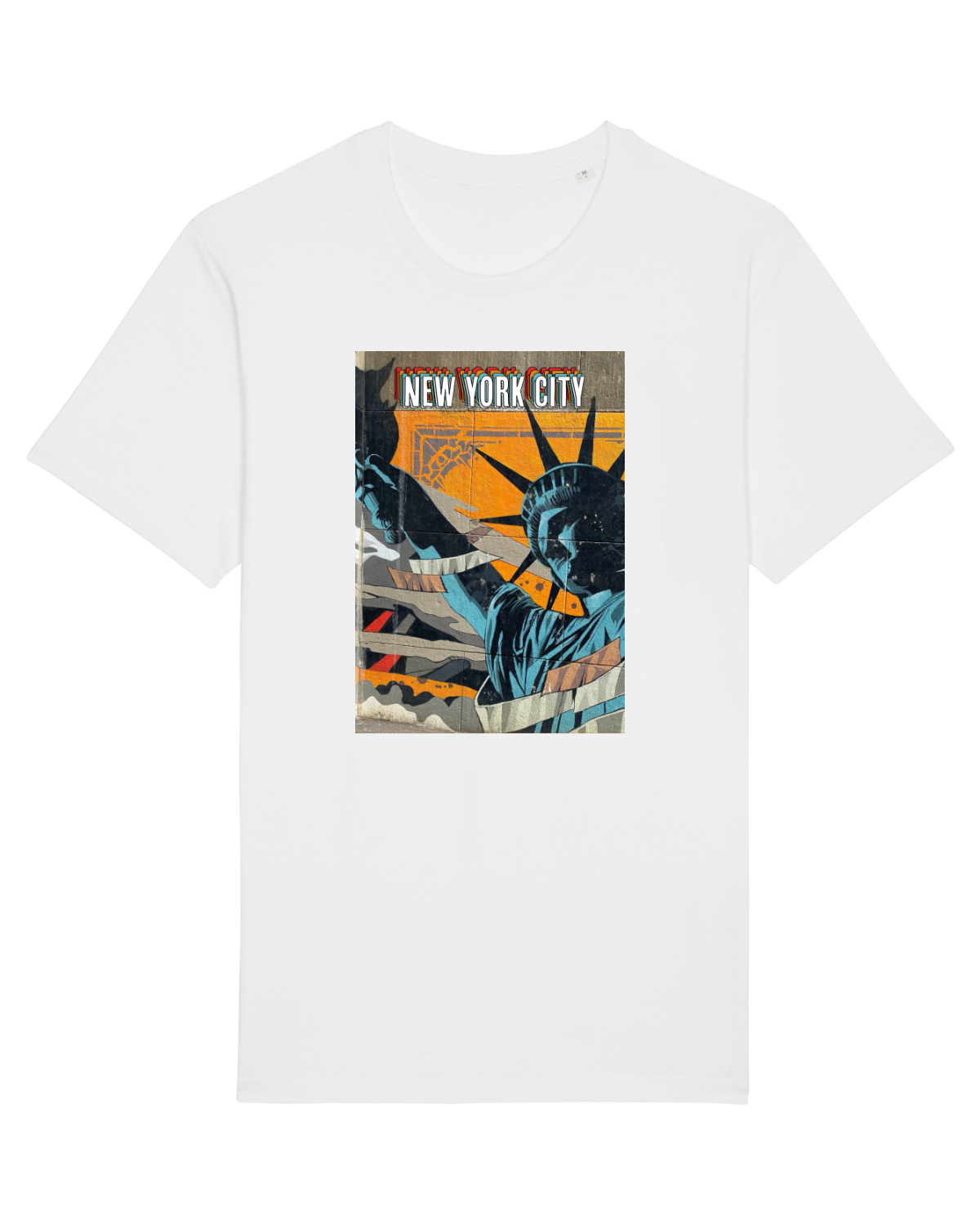 Tricou mânecă scurtă Unisex Rocker White