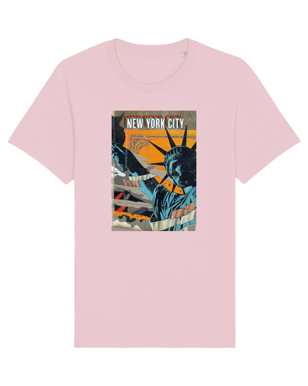 Tricou mânecă scurtă Unisex Rocker Cotton Pink