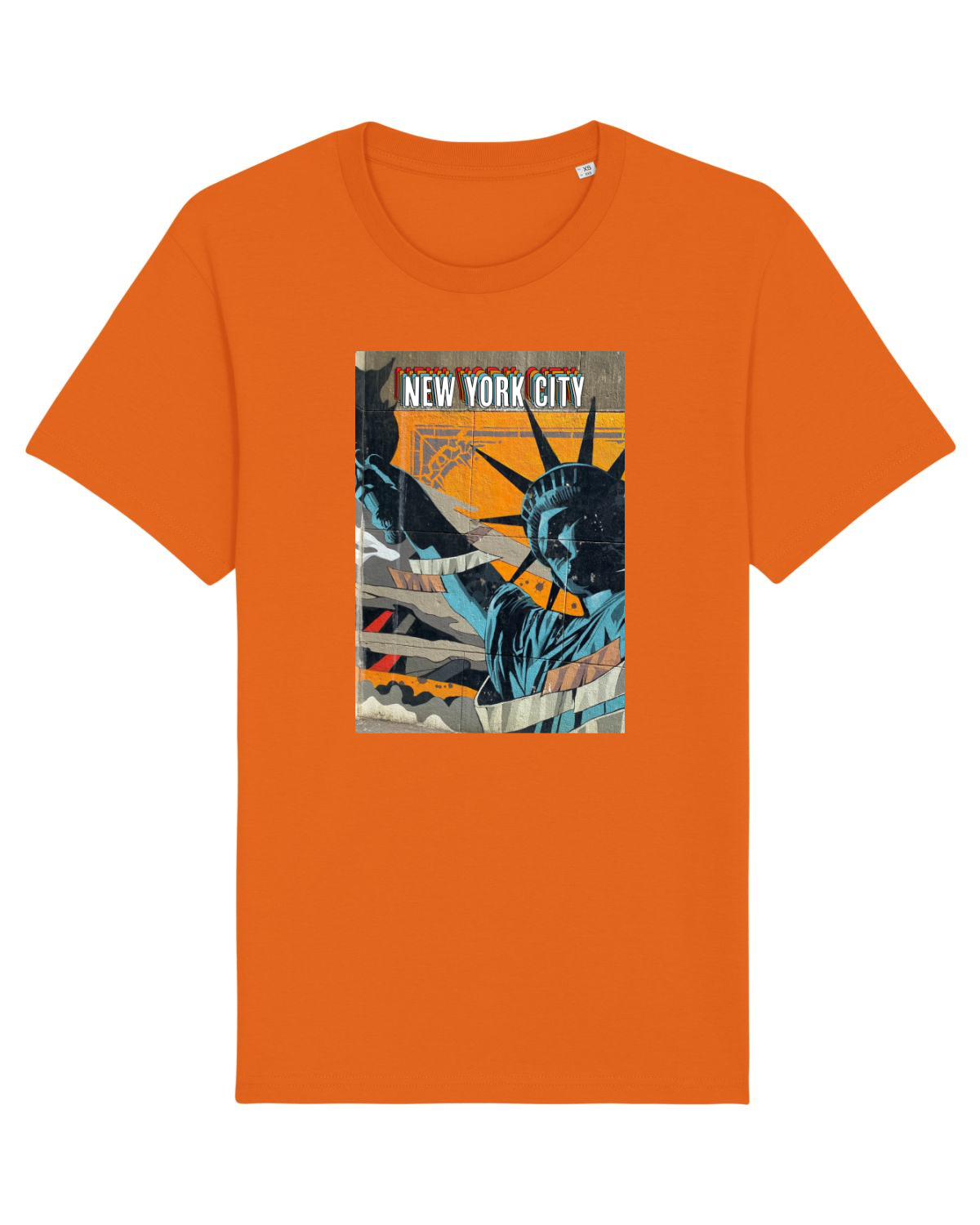 Tricou mânecă scurtă Unisex Rocker Bright Orange