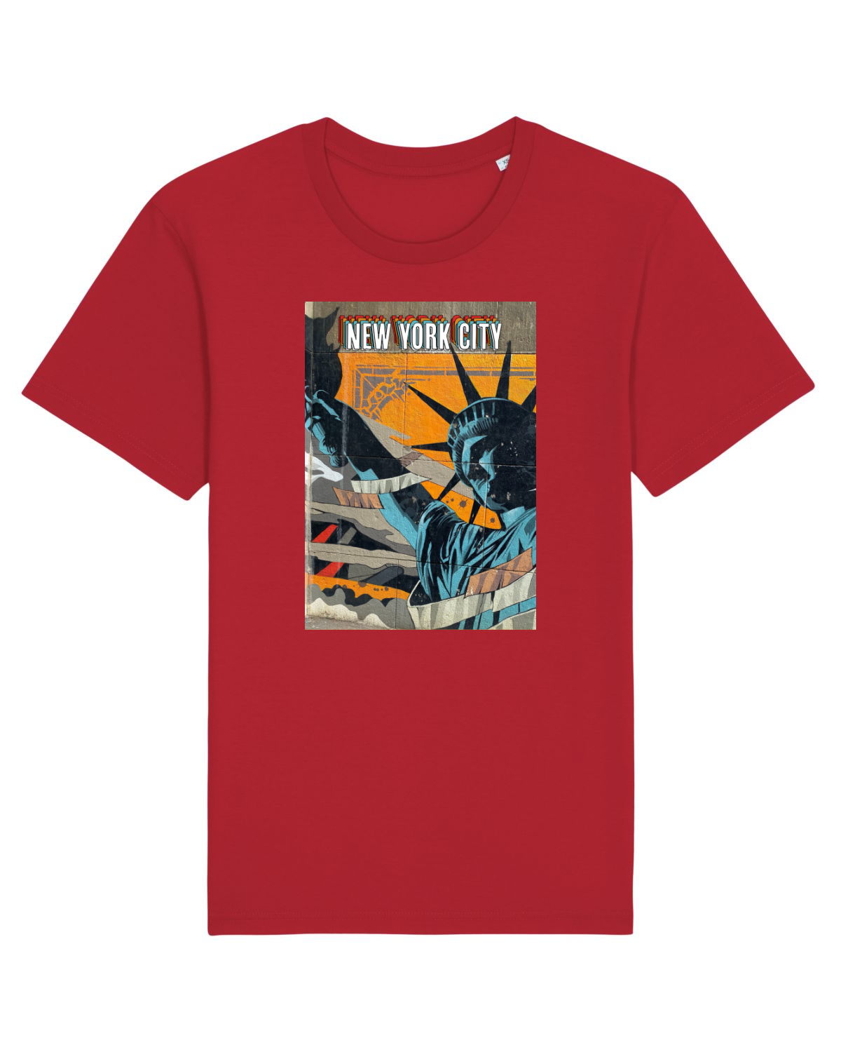 Tricou mânecă scurtă Unisex Rocker Red
