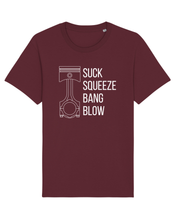Engine cycle Burgundy