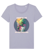 Adoptă un extraterestru Tricou mânecă scurtă guler larg fitted Damă Expresser