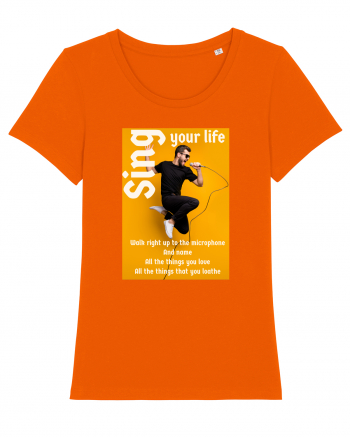 Sing your life Bright Orange