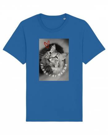 Cat lover Royal Blue