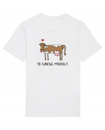 Te iubesc MOOOLT Tricou mânecă scurtă Unisex Rocker