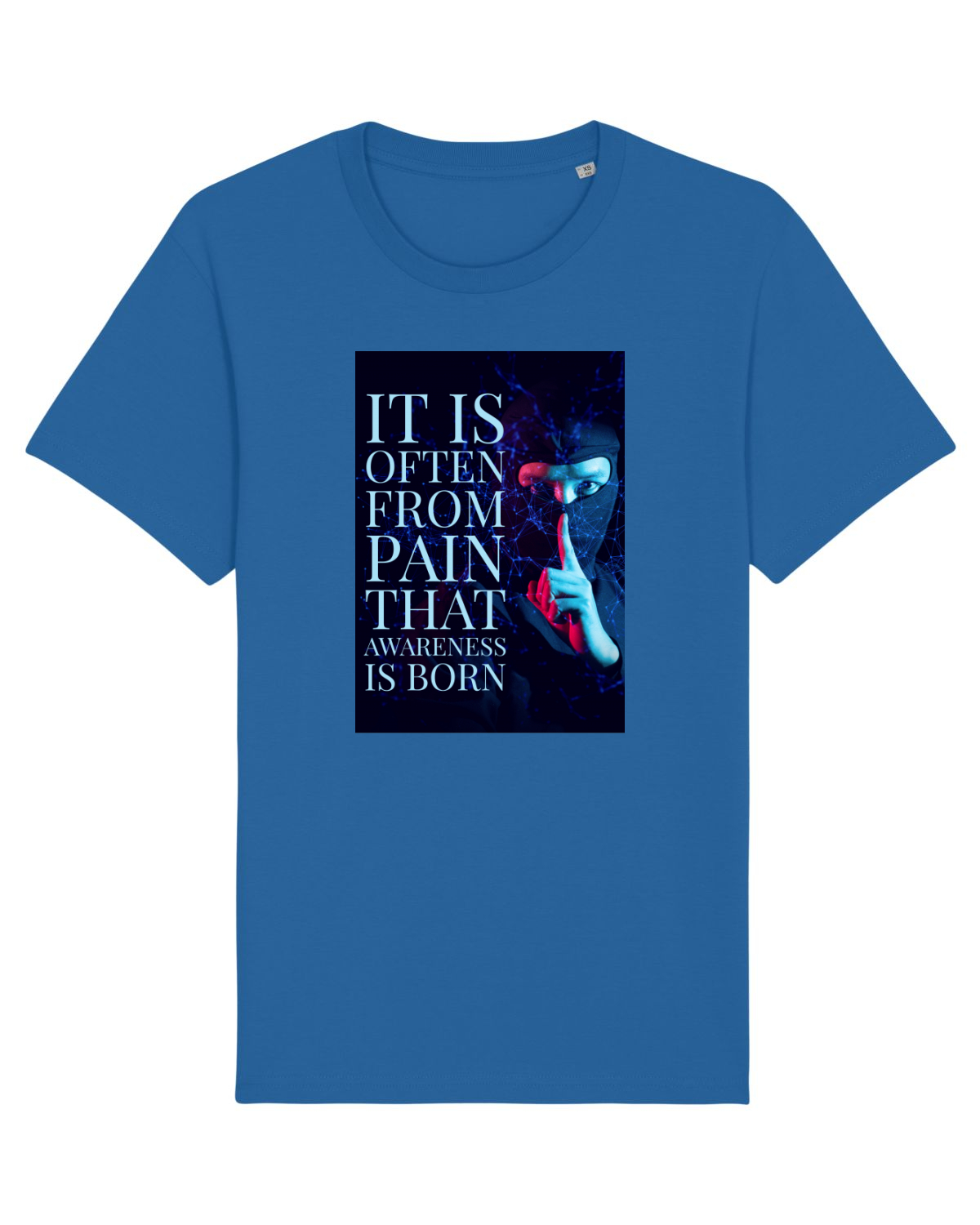 Tricou mânecă scurtă Unisex Rocker Royal Blue