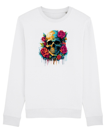 Skull N' Roses White
