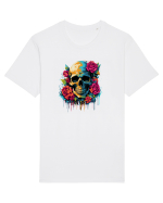 Skull N' Roses Tricou mânecă scurtă Unisex Rocker