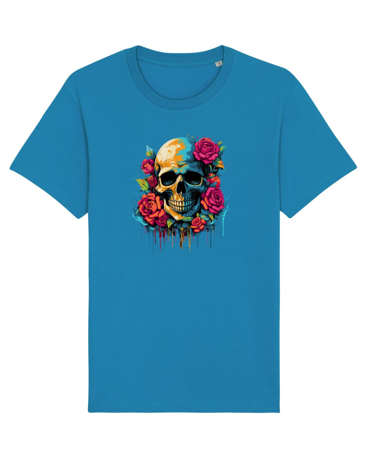 Tricou mânecă scurtă Unisex Rocker Azur