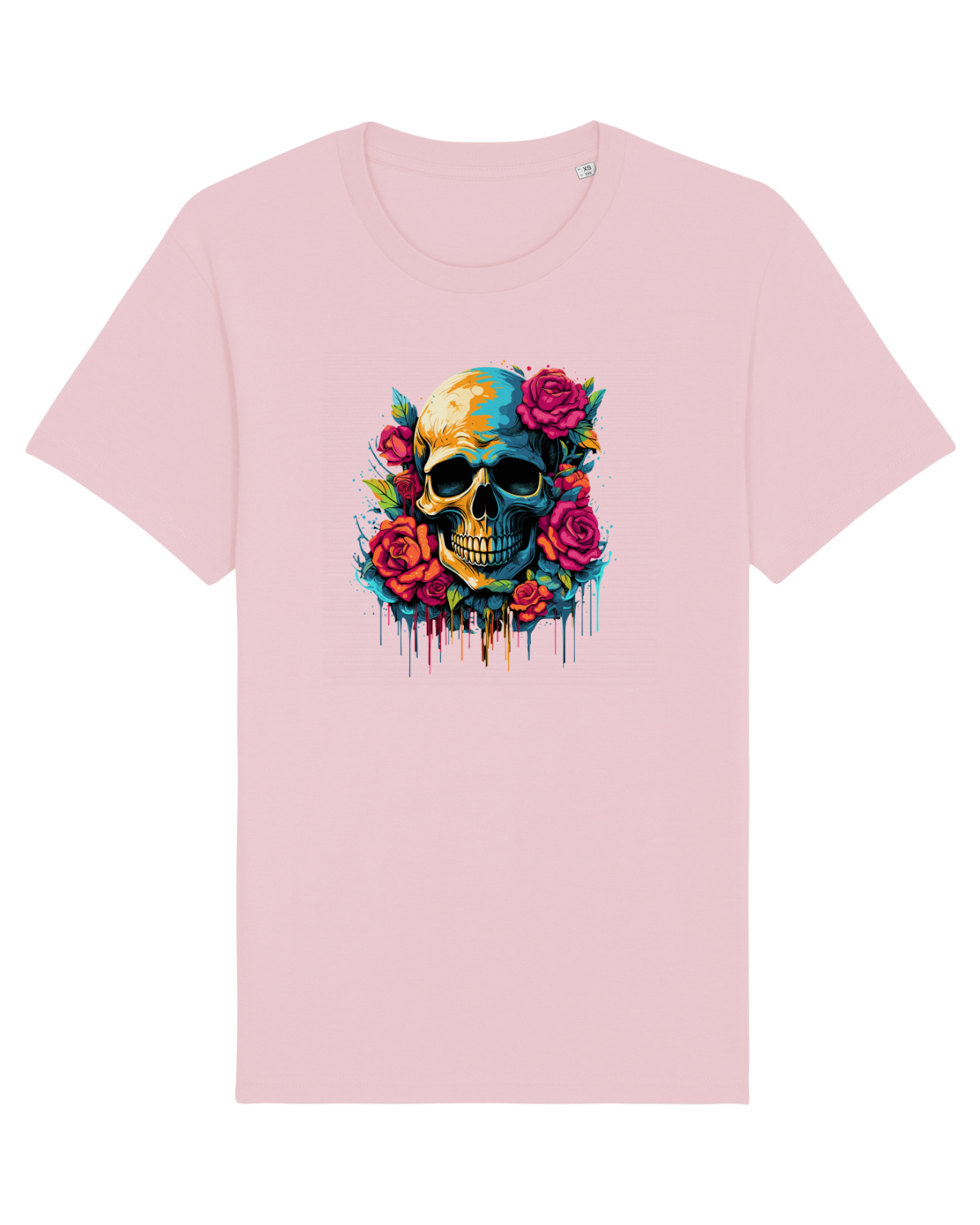 Tricou mânecă scurtă Unisex Rocker Cotton Pink