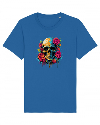 Skull N' Roses Royal Blue
