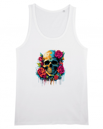 Skull N' Roses White