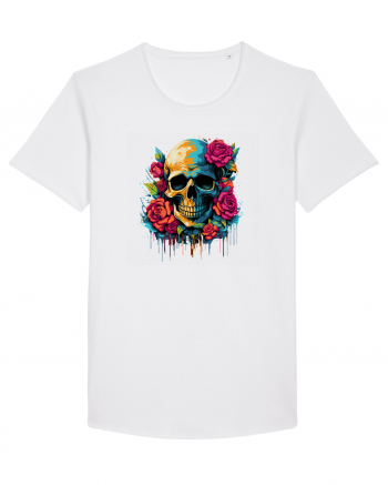 Skull N' Roses White