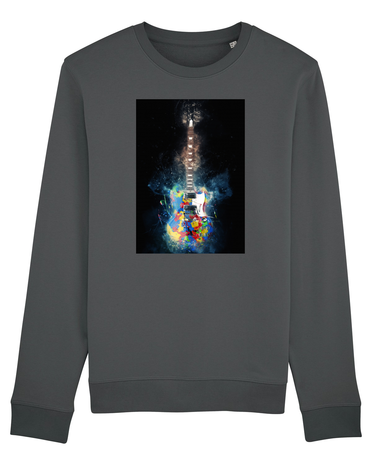 Bluză mânecă lungă Unisex Rise Anthracite