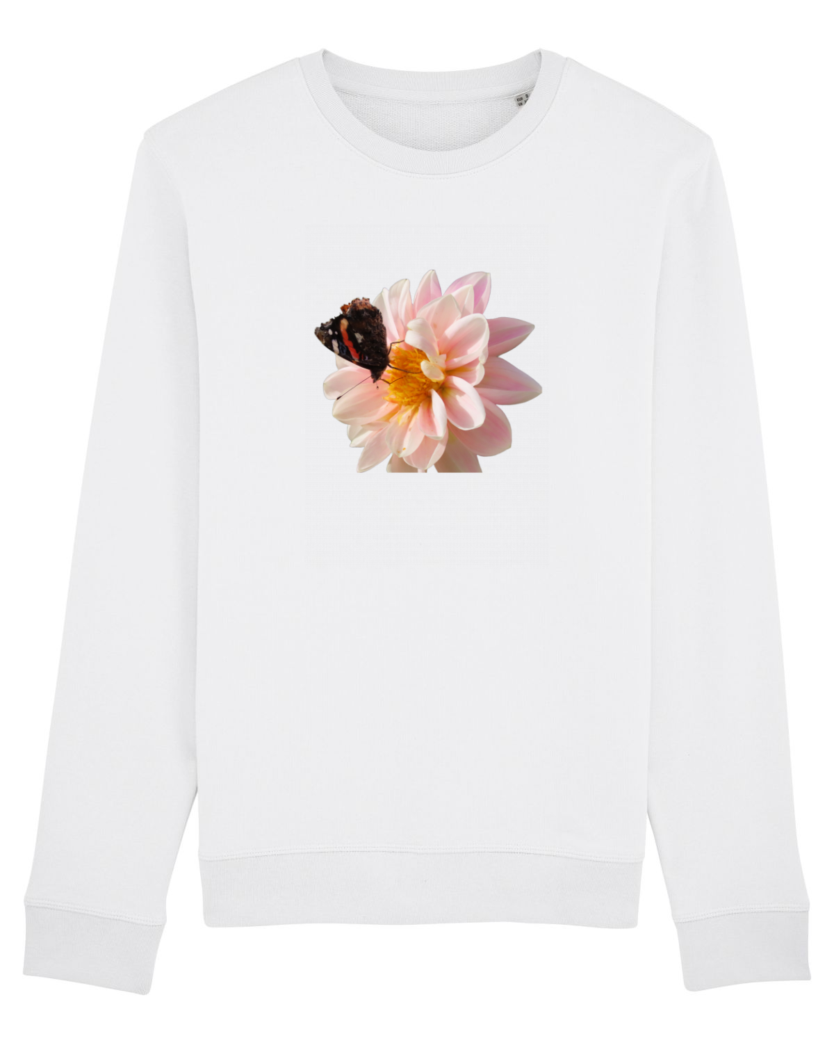 Bluză mânecă lungă Unisex Rise White