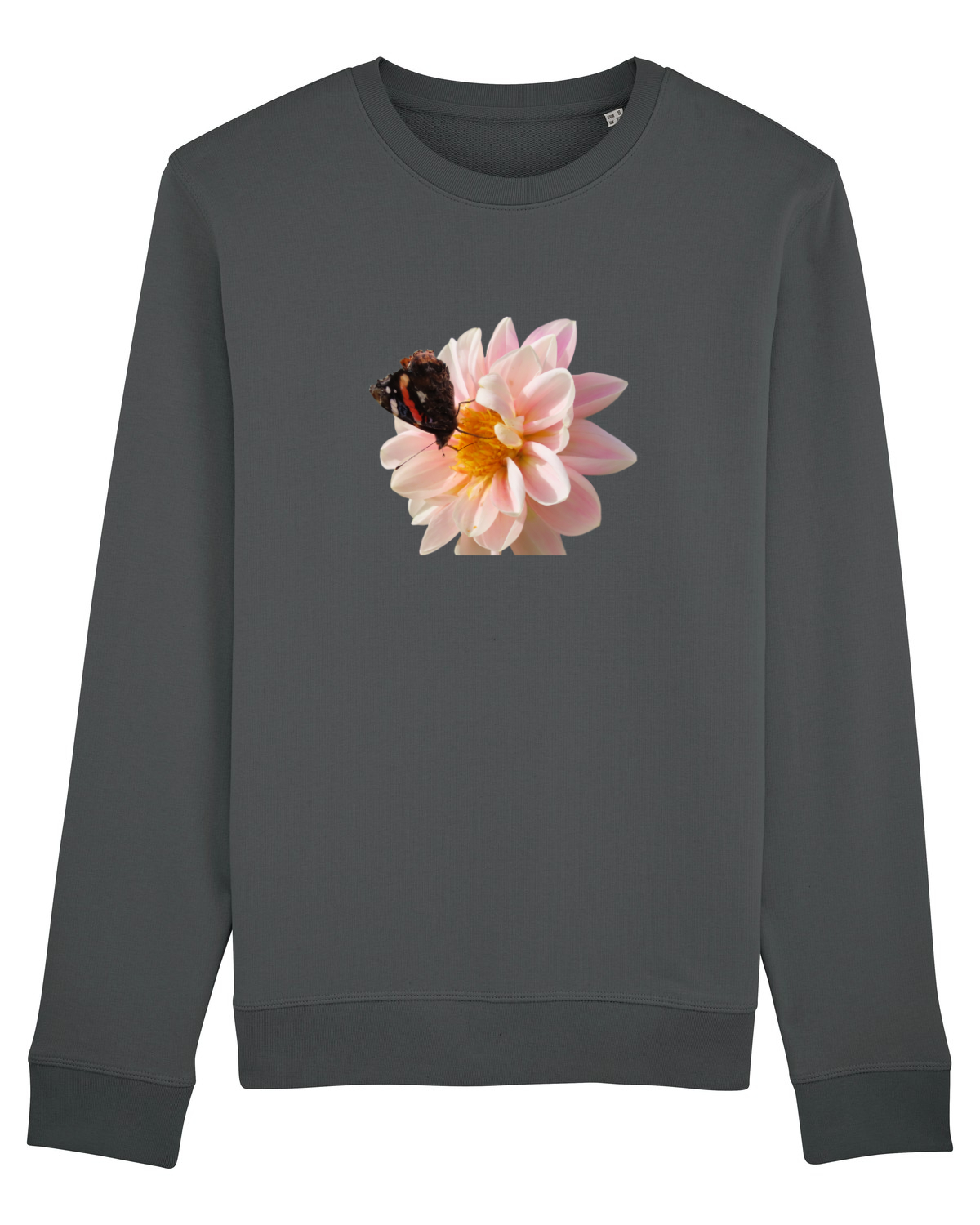 Bluză mânecă lungă Unisex Rise Anthracite