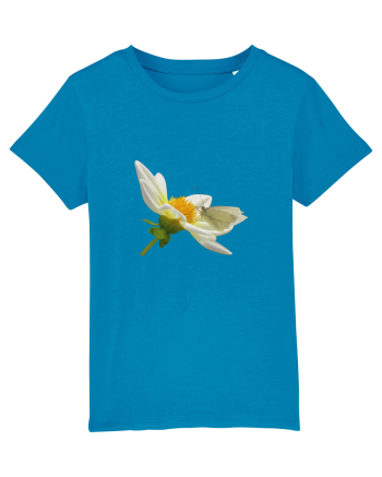 Floare si fluture alb Azur