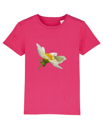 Floare si fluture alb Raspberry
