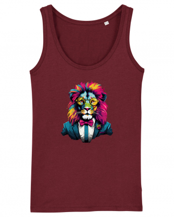 Power Lion Burgundy