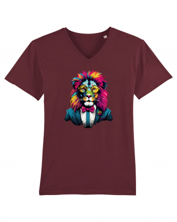 Power Lion Burgundy