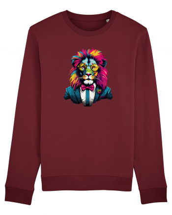 Power Lion Burgundy