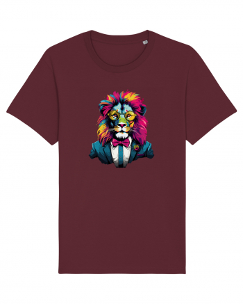 Power Lion Burgundy