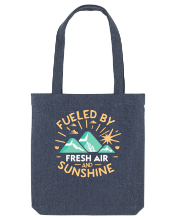 Fueled By Fresh Air And Sunshine (camper) Midnight Blue