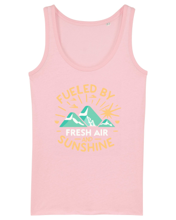 Fueled By Fresh Air And Sunshine (camper) Cotton Pink