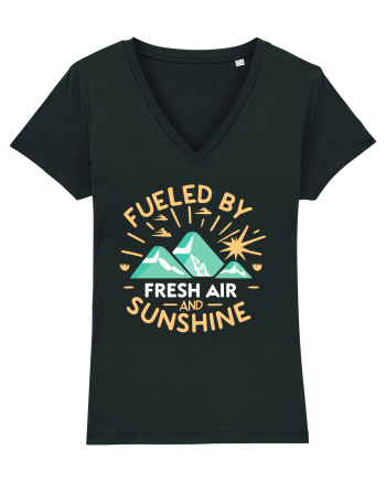 Fueled By Fresh Air And Sunshine (camper) Black