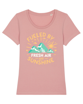 Fueled By Fresh Air And Sunshine (camper) Canyon Pink