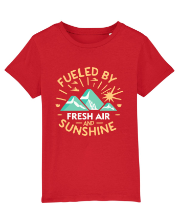 Fueled By Fresh Air And Sunshine (camper) Red