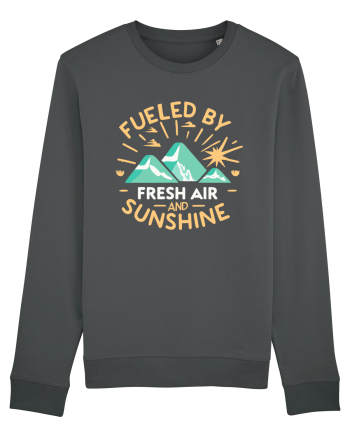 Fueled By Fresh Air And Sunshine (camper) Anthracite