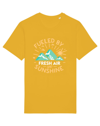Fueled By Fresh Air And Sunshine (camper) Spectra Yellow