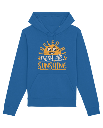 Fueled By Fresh Air And Sunshine (hand drawn) Royal Blue