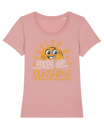 Fueled By Fresh Air And Sunshine (hand drawn) Canyon Pink