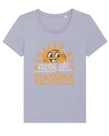 Fueled By Fresh Air And Sunshine (hand drawn) Lavender