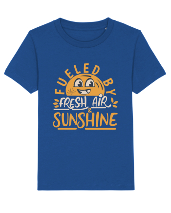 Fueled By Fresh Air And Sunshine (hand drawn) Majorelle Blue