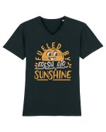Fueled By Fresh Air And Sunshine (hand drawn) Tricou mânecă scurtă guler V Bărbat Presenter