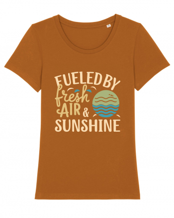 Fueled By Fresh Air And Sunshine (wave) Roasted Orange