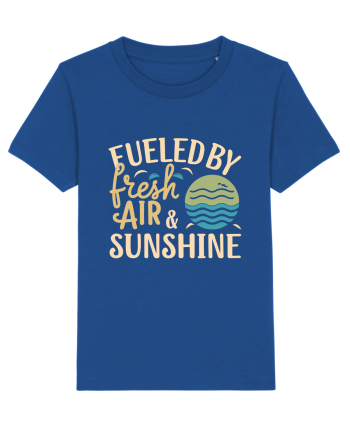 Fueled By Fresh Air And Sunshine (wave) Majorelle Blue